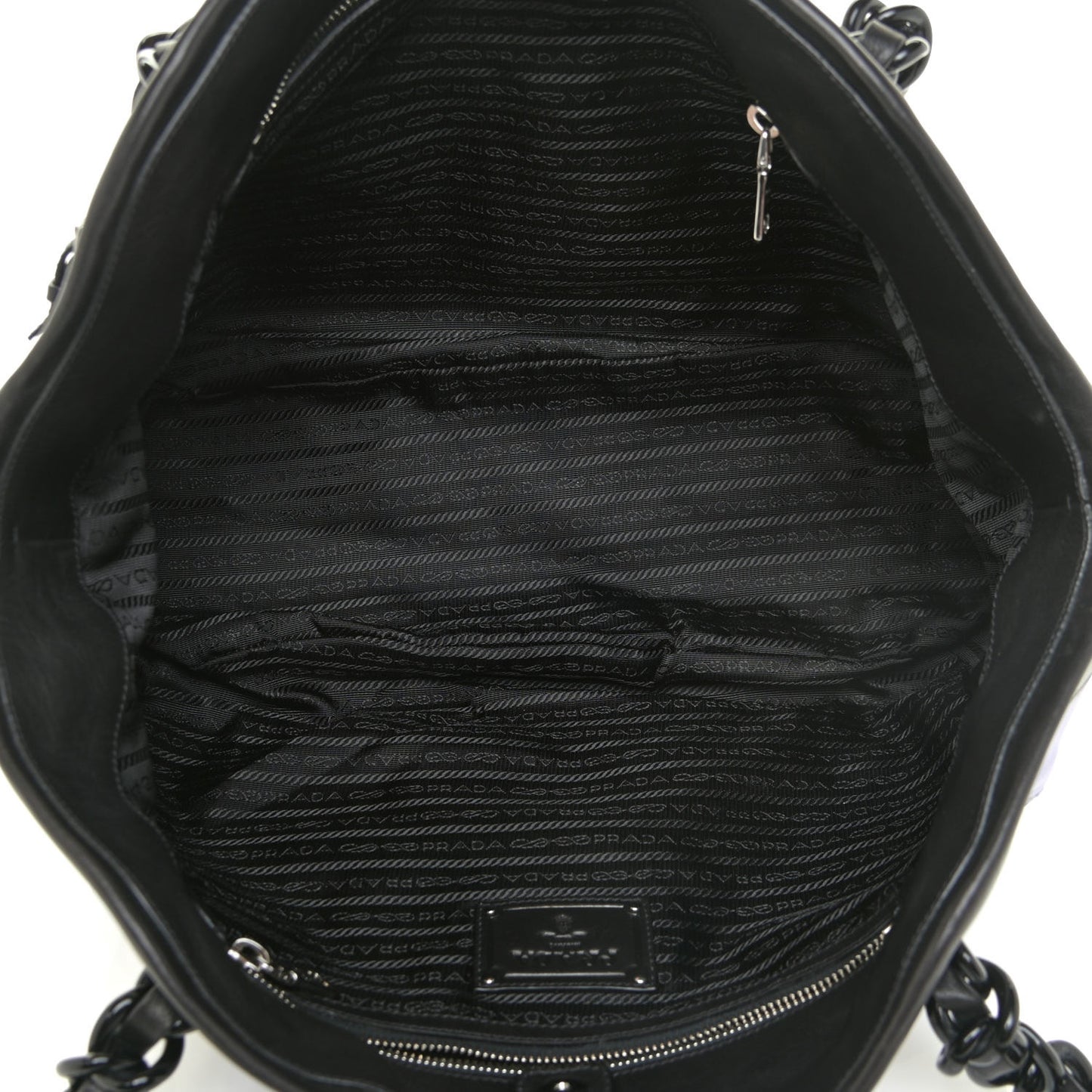 Tessuto Nylon Waves Chain Tote Multicolor