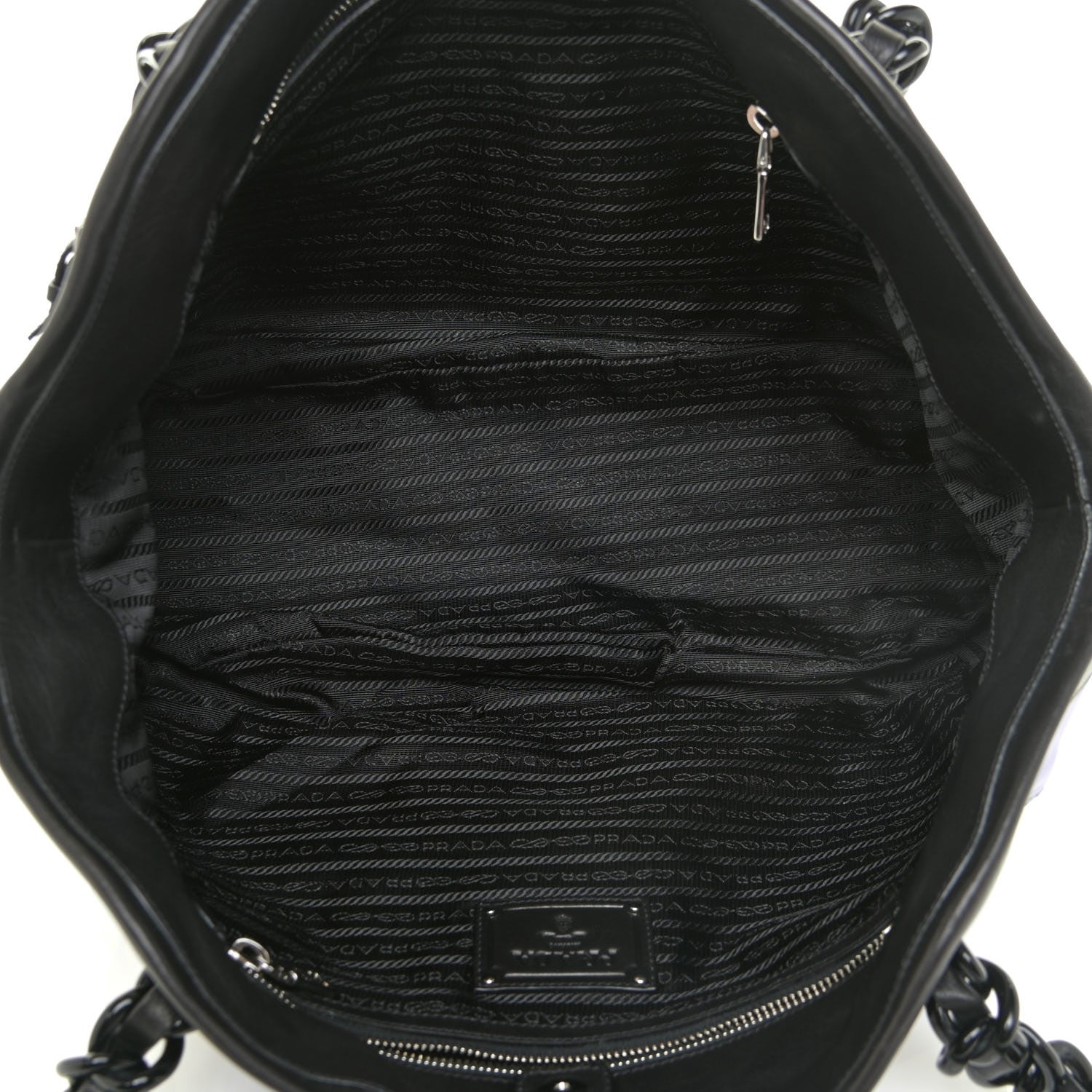 Prada Tessuto Nylon Waves Chain Tote Multicolor 4 of 16
