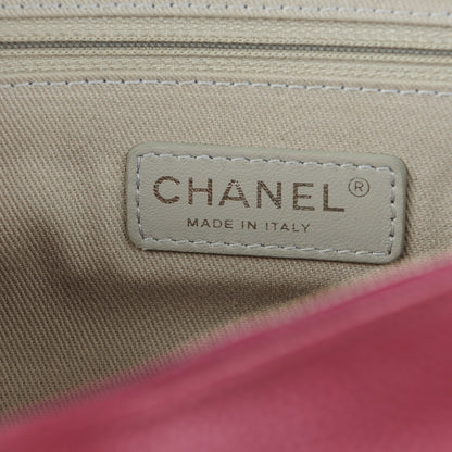 Chanel Caviar Quilted Jumbo Easy Flap Dark Pink 7 of 8