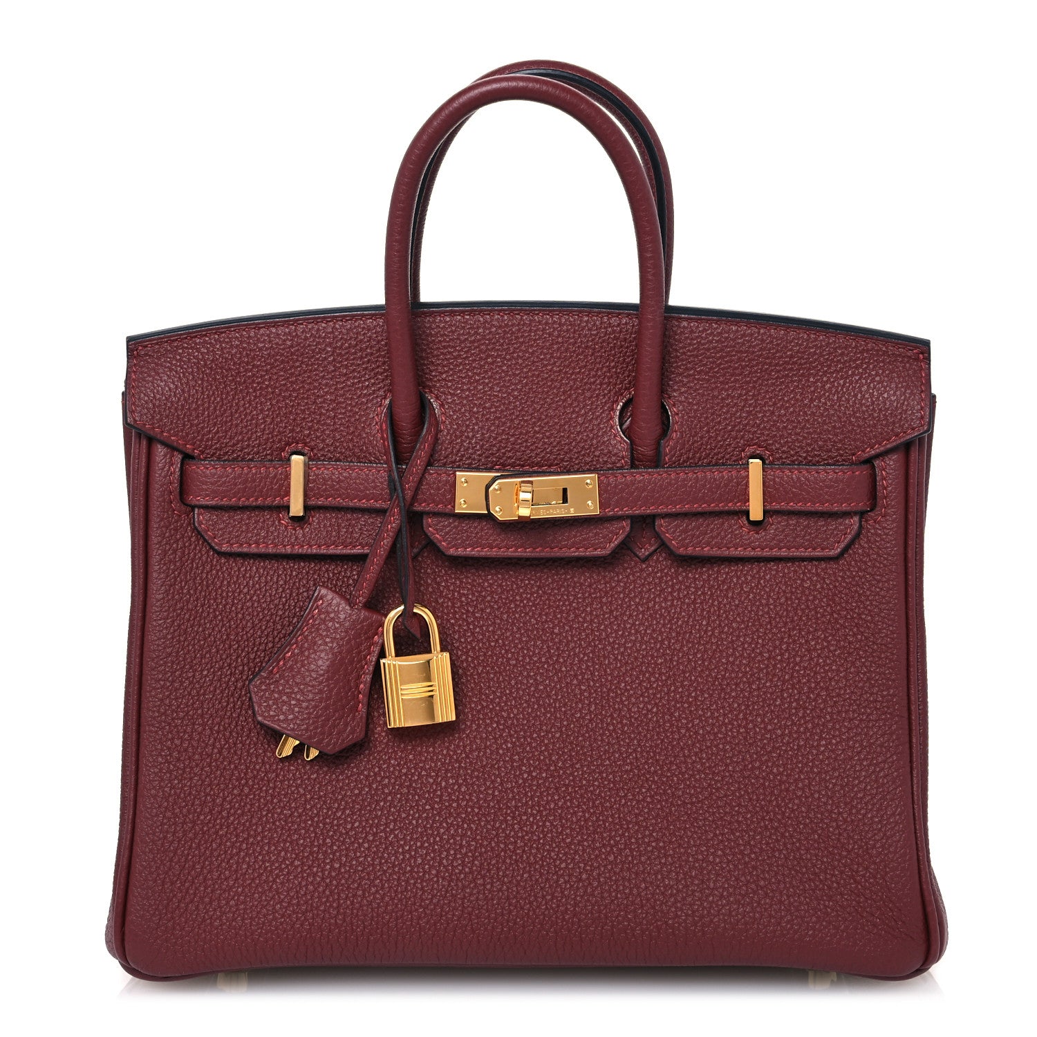 Hermes Togo Birkin 25 Rouge H 1 of 12