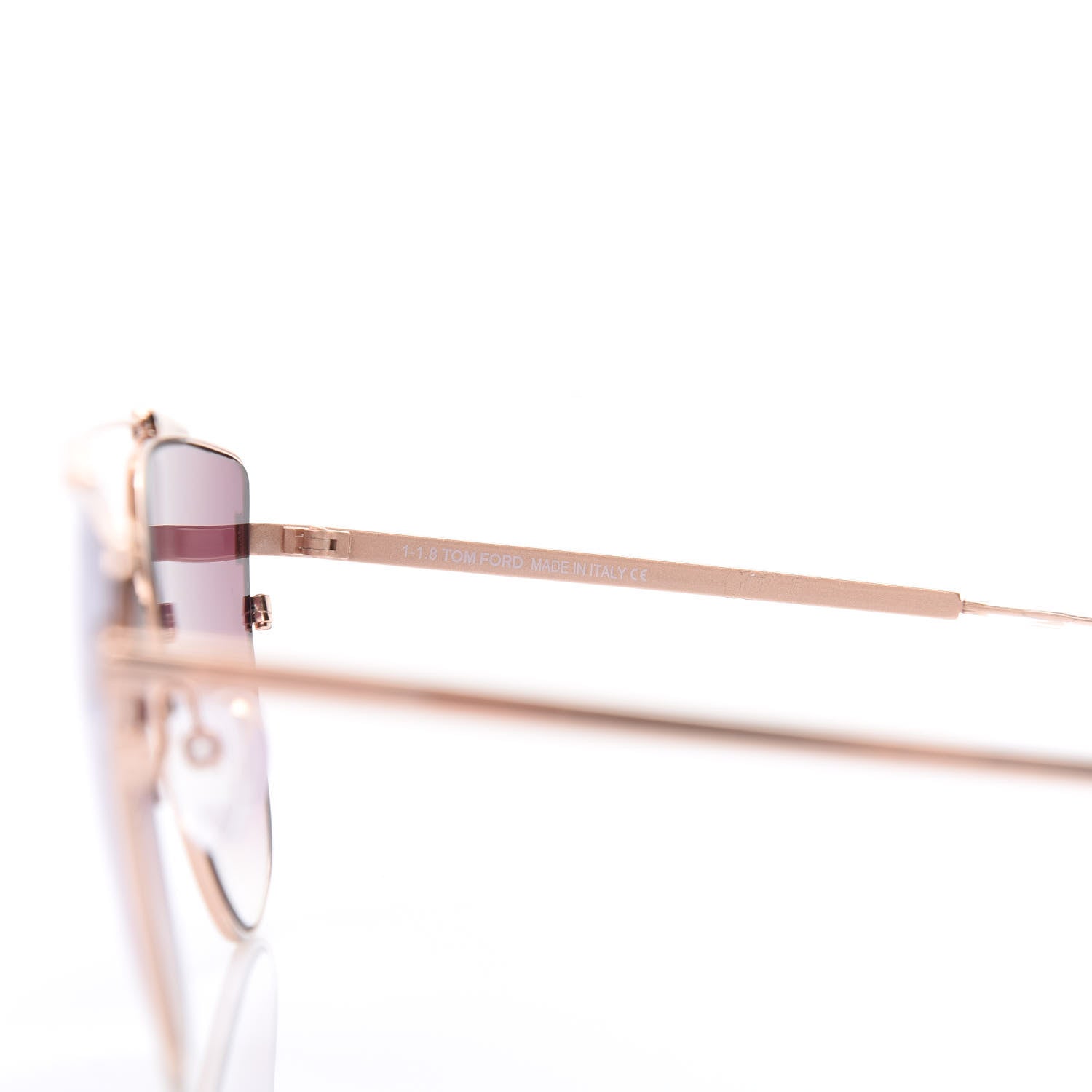 Tom Ford Jacquelyn 02 Aviator Sunglasses TF563 Rose Gold 6 of 8