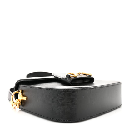 Gucci Azalea Calfskin Web Mini Horsebit 1955 Shoulder Bag Black 4 of 11