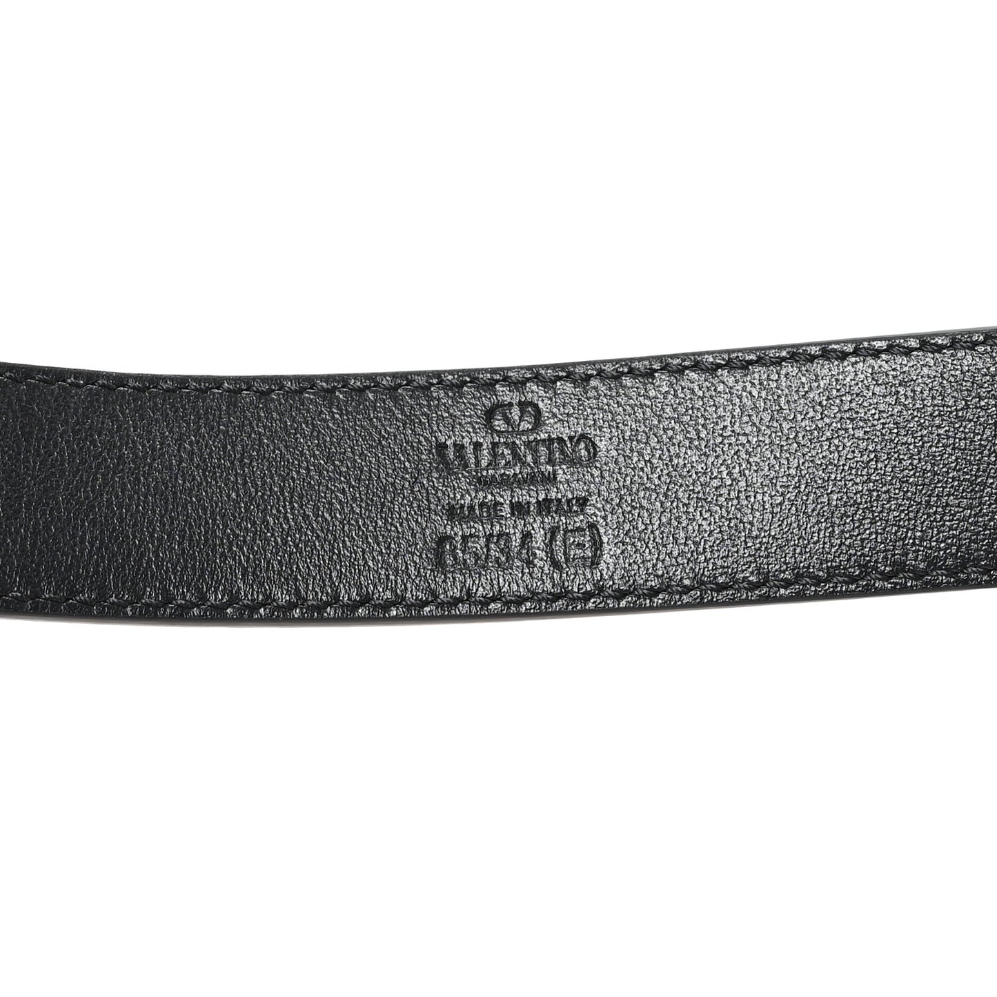 Calfskin VLogo Signature 30mm Belt 85 34 White