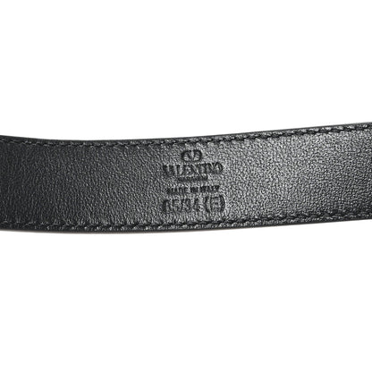 Valentino Garavani Calfskin VLogo Signature 30mm Belt 85 34 White 3 of 4