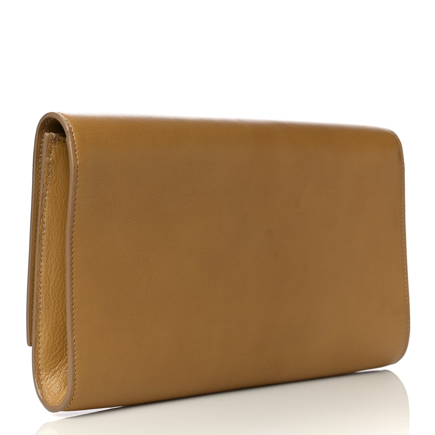 Chevre Small Belle de Jour Clutch Beige