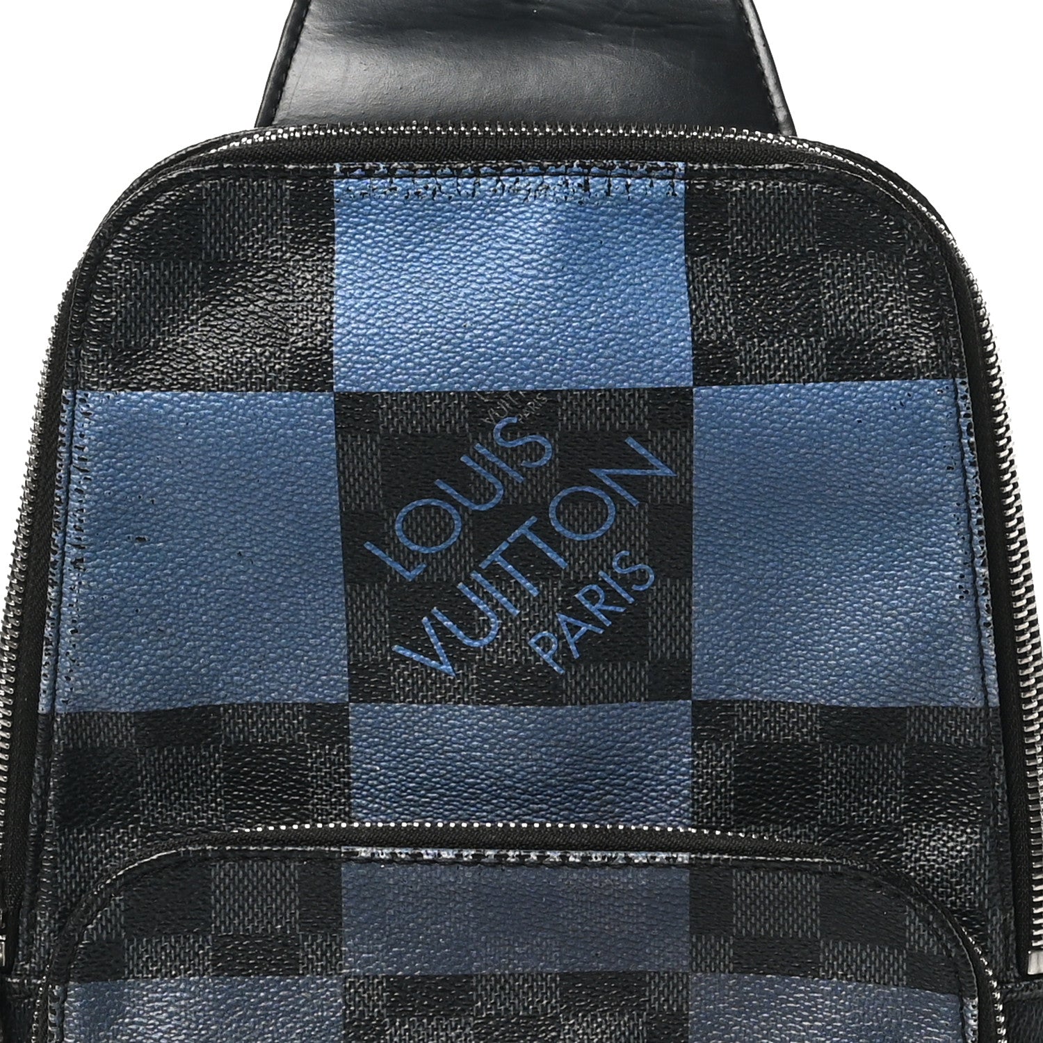 louis vuitton backpack blue checkered Damier Graphite Pixel Christopher PM 1328167 FASHIONPHILE Printed directly on the bags canvas body LOUIS VUITTON Americas Cup Apollo