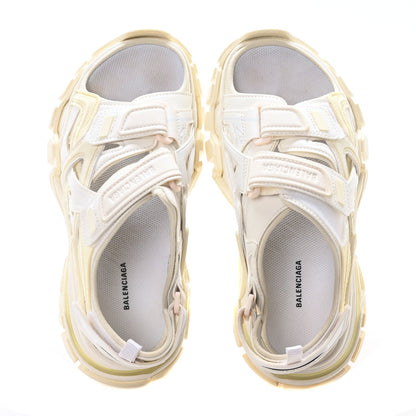 Balenciaga Neoprene Rubber Clear Sole Womens Track Sandals 36 White 2 of 9