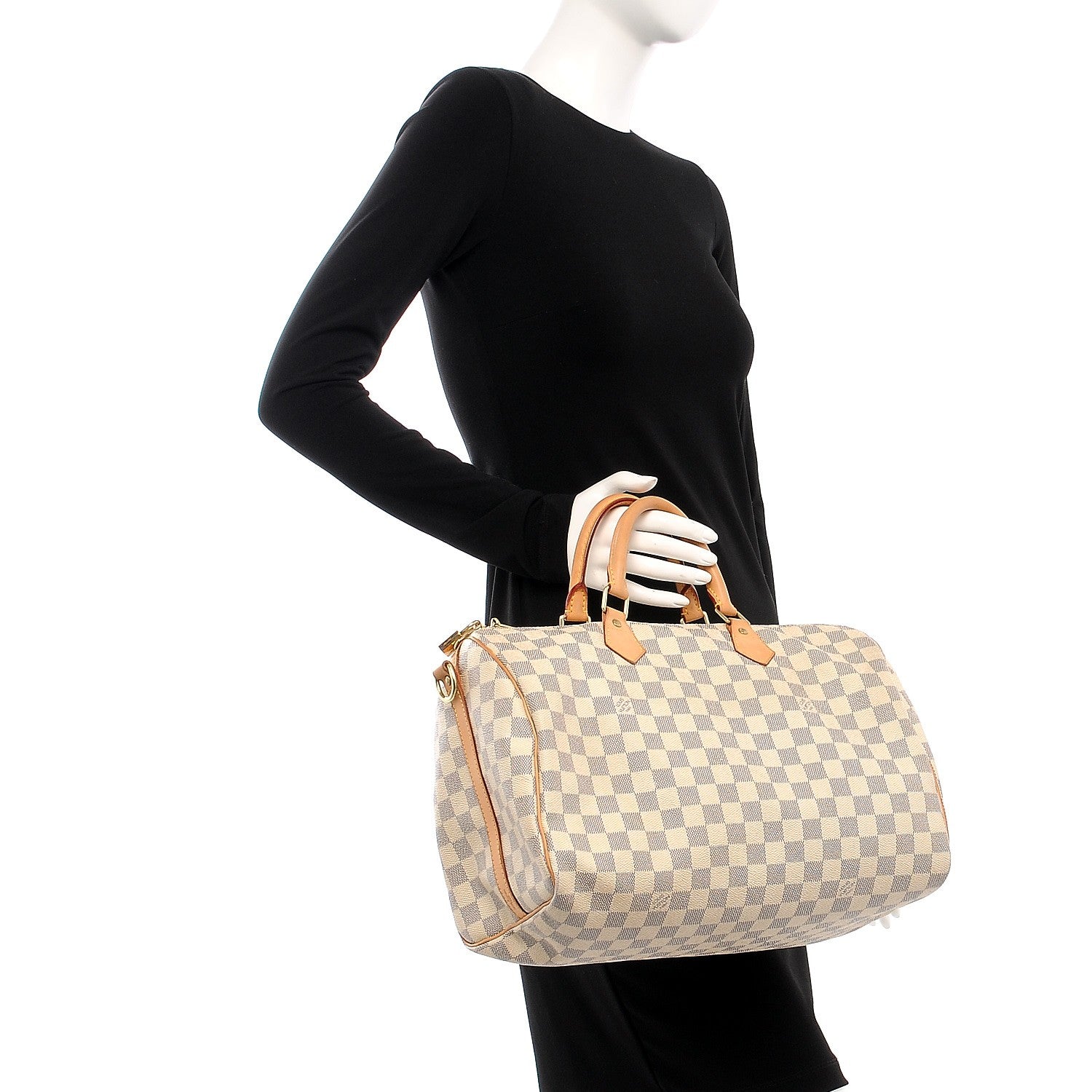 Louis Vuitton Damier Azur Speedy Bandouliere 35 2 of 15