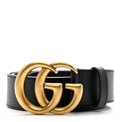 Gucci Textured Calfskin Double G 40mm Belt 85 34 Black 1 of 5