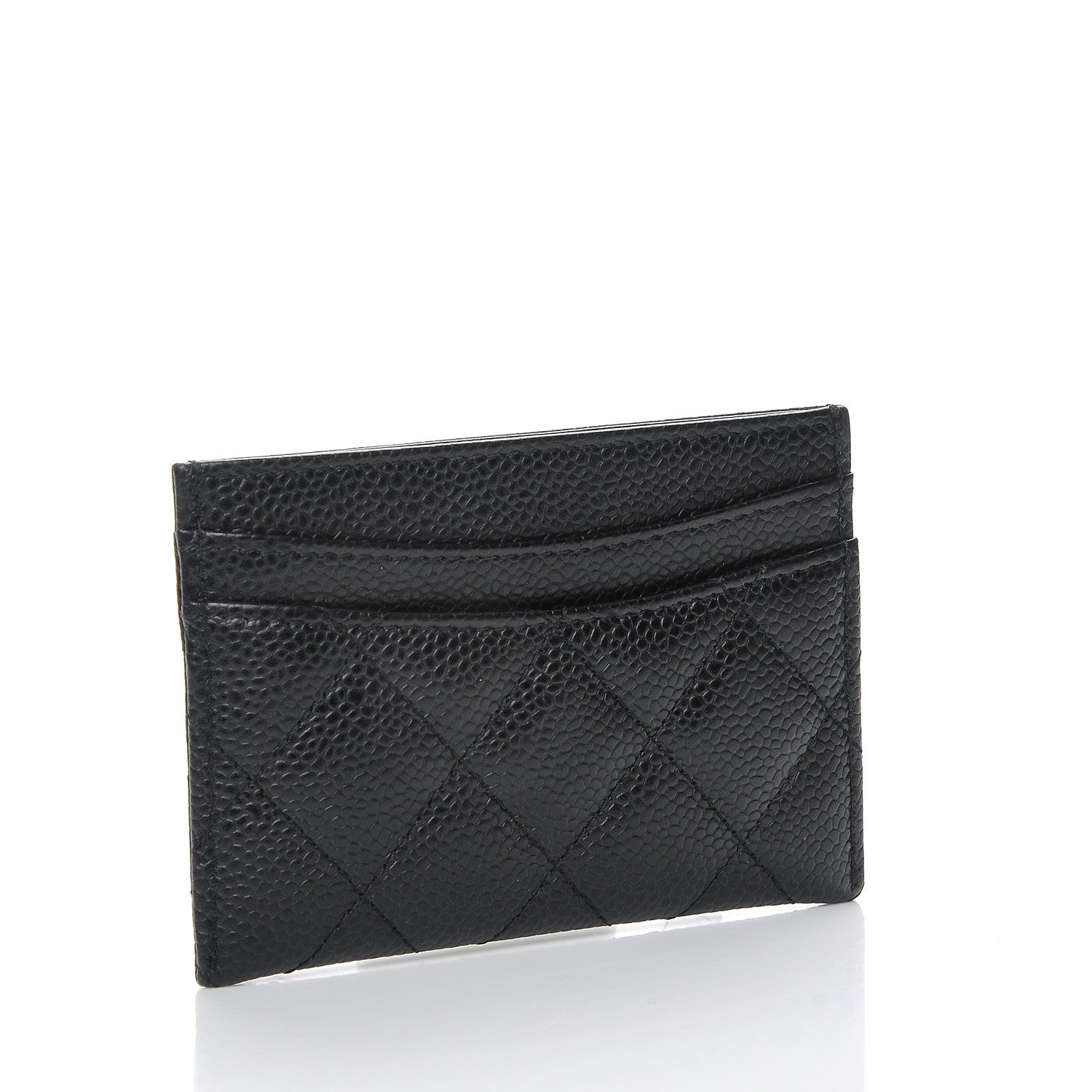 Chanel Caviar Quilted Card Holder Black 3 of 9
