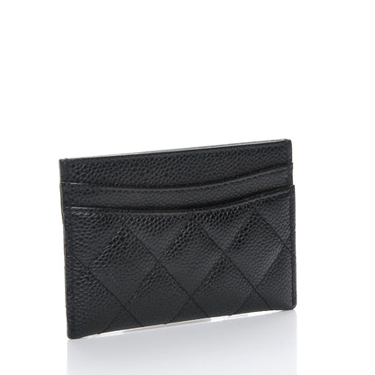 Chanel Caviar Quilted Card Holder Black 3 of 9