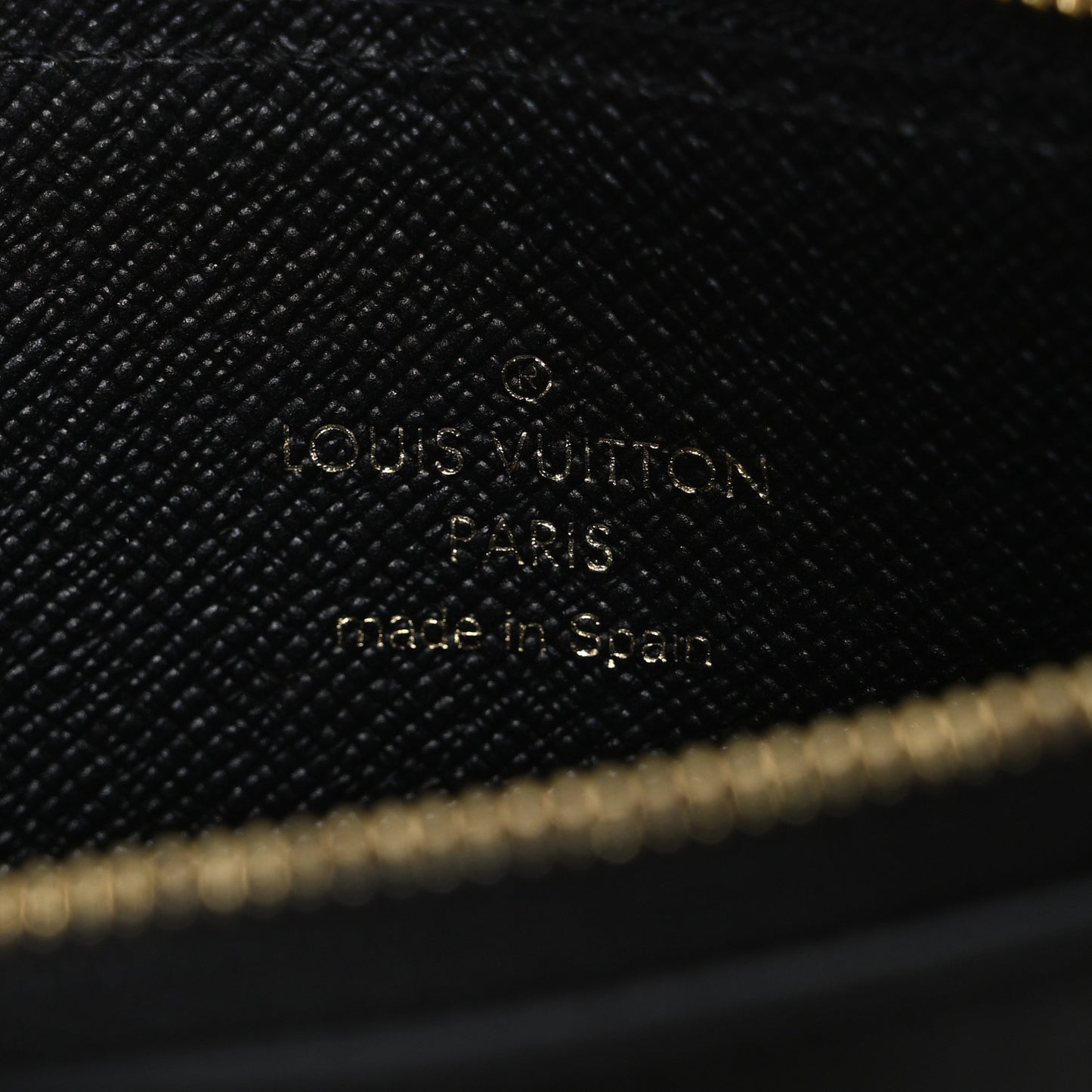 Monogram Slim Purse Black