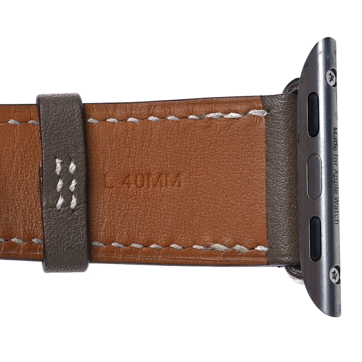 Hermes Swift 40mm Apple Watch Double Tour Band Etoupe 7 of 10