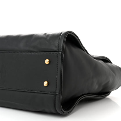 Chanel Calfskin Small Deauville Tote Black 11 of 15