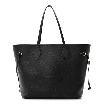 Louis Vuitton Empreinte Monogram Giant Neverfull MM Black 1 of 9