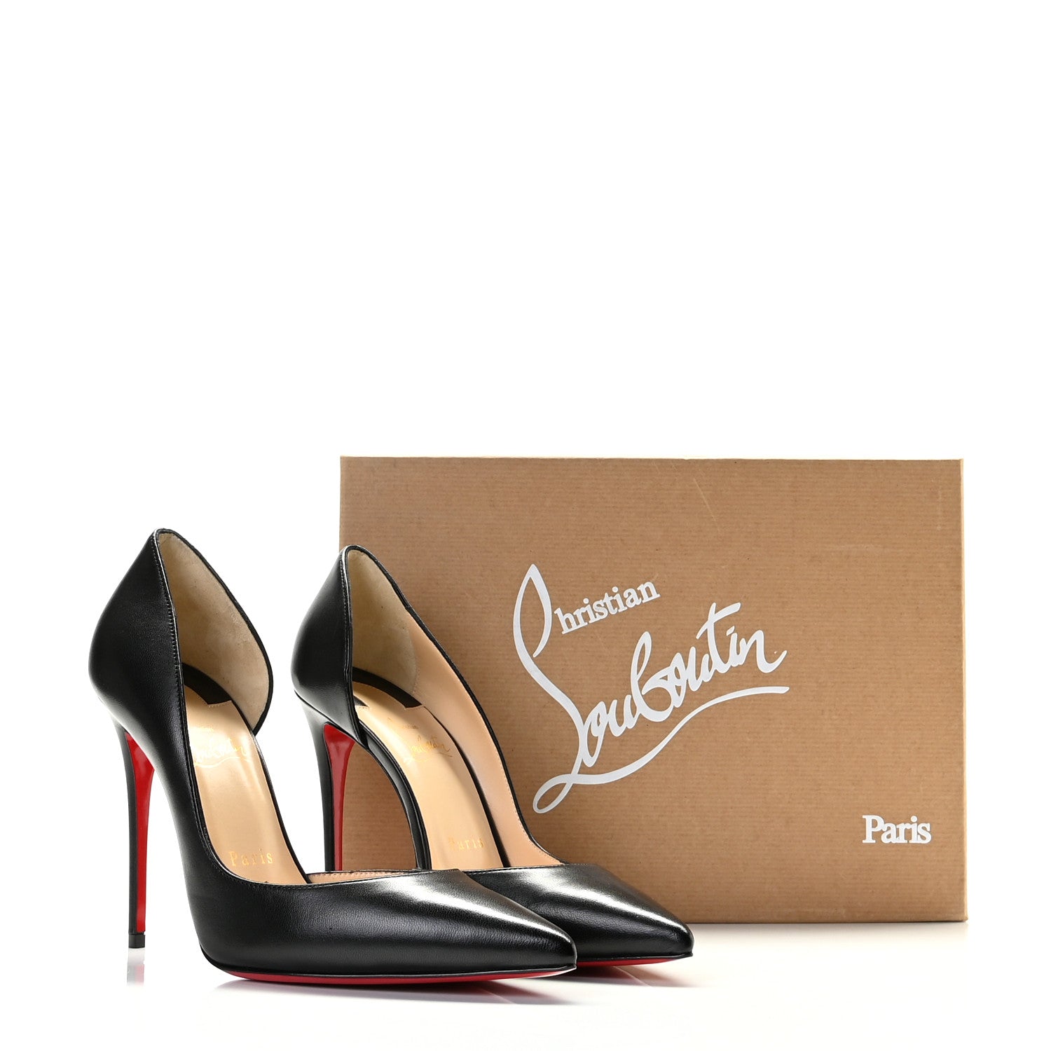 Christian Louboutin Shiny Nappa Iriza 100 Pumps 38.5 Black 11 of 11