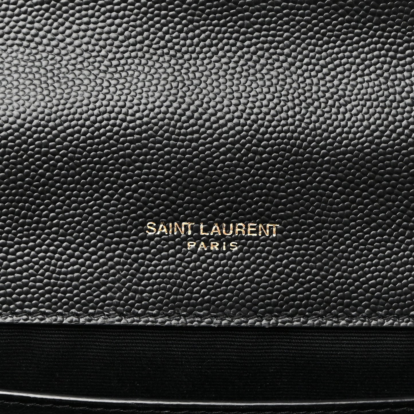 Grain De Poudre Textured Mixed Matelasse Triquilt Medium Monogram Satchel Black