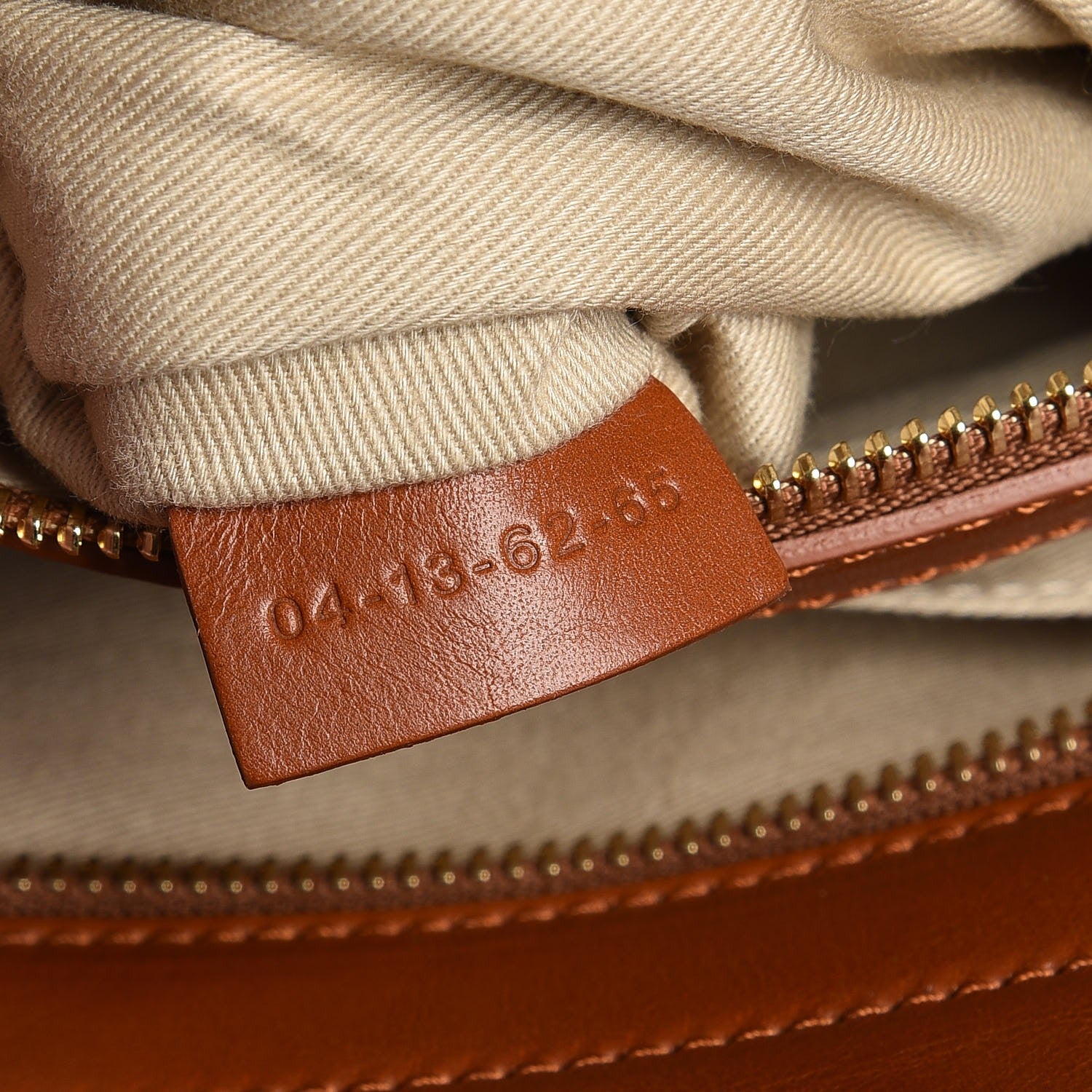 Chloe Calfskin Large Alice Satchel Husky White Tan 9 of 9