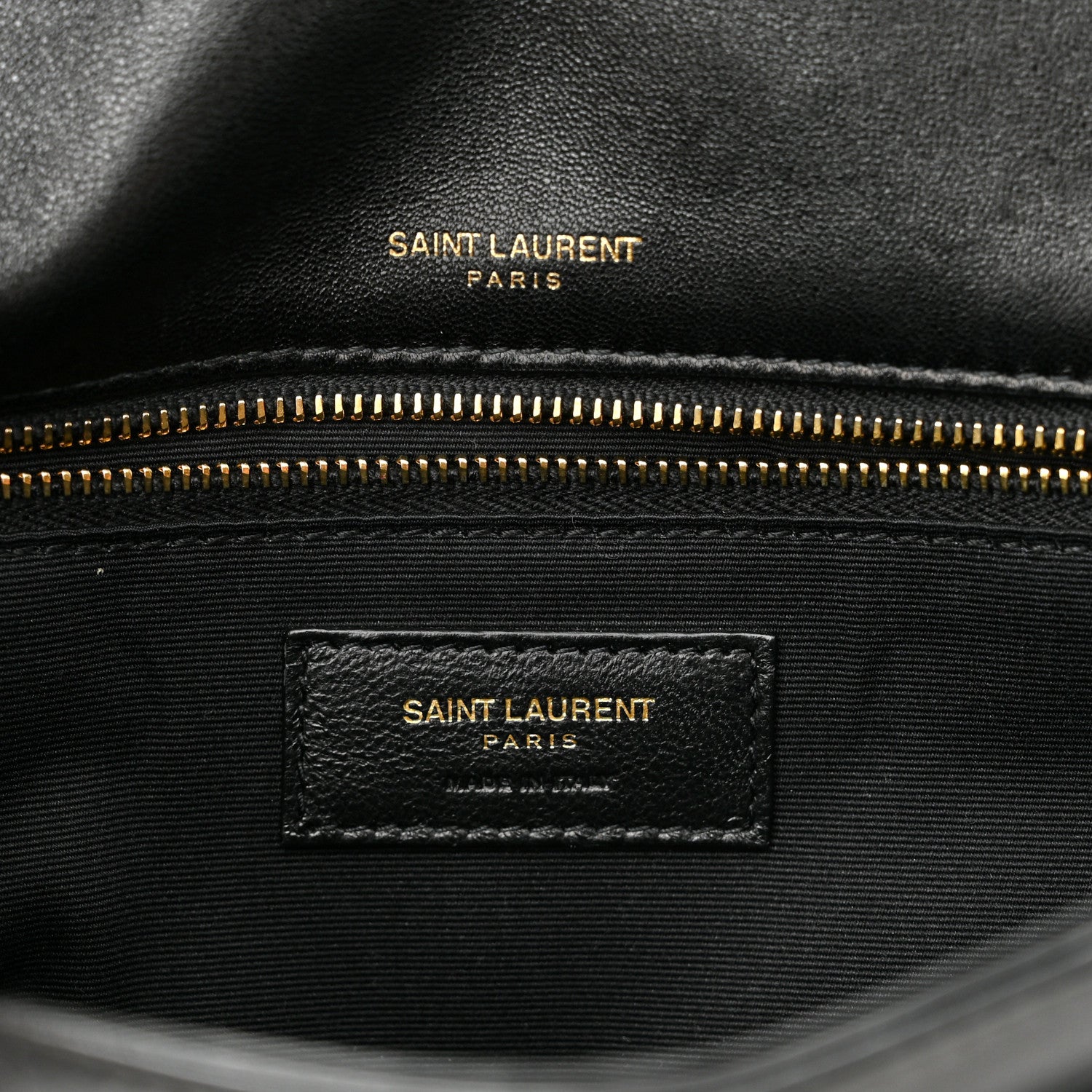 Saint Laurent Lambskin Matelasse Monogram Medium Niki Chain Satchel Black 6 of 10