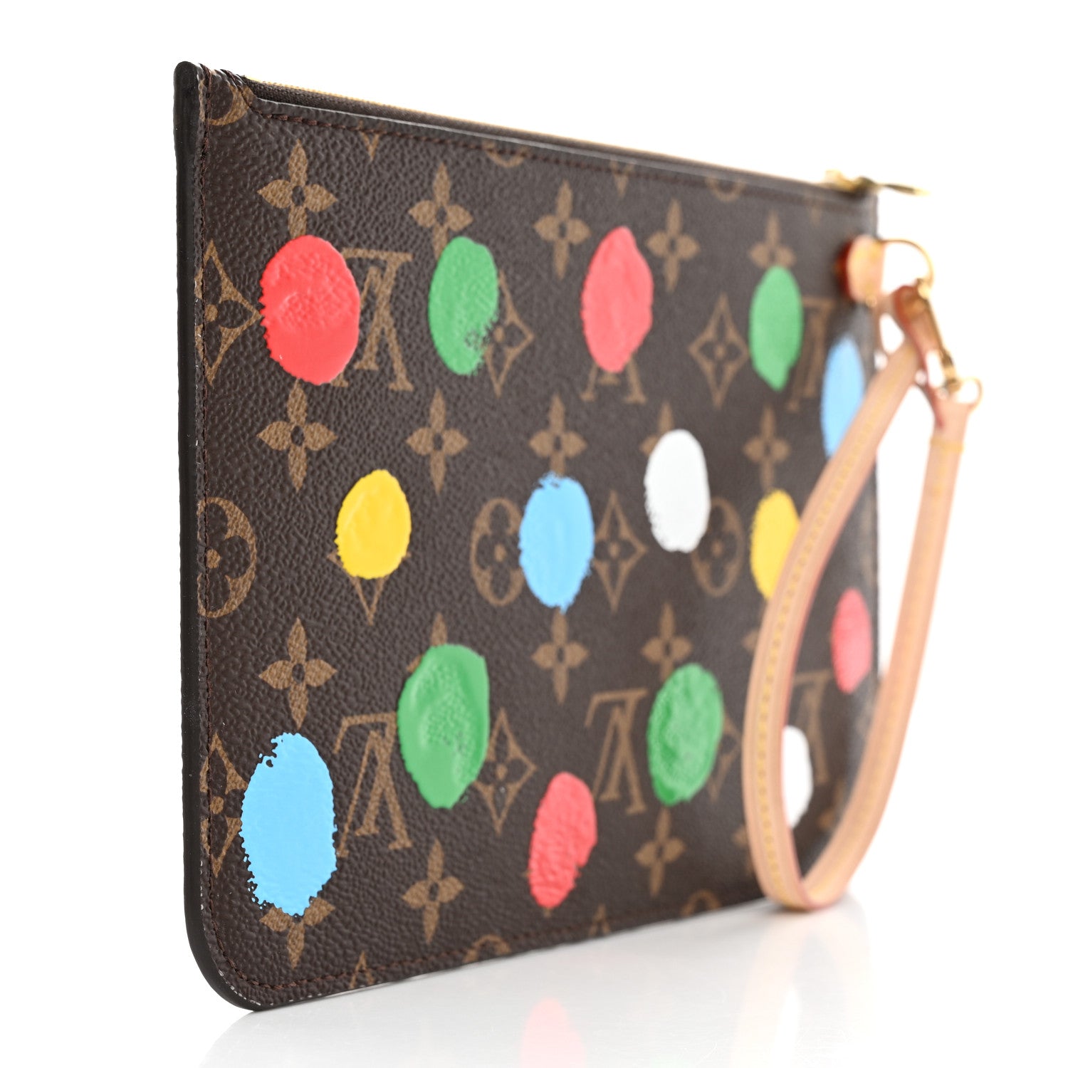 Louis Vuitton x YK Monogram Painted Dots Neverfull MM Pochette 3 of 7