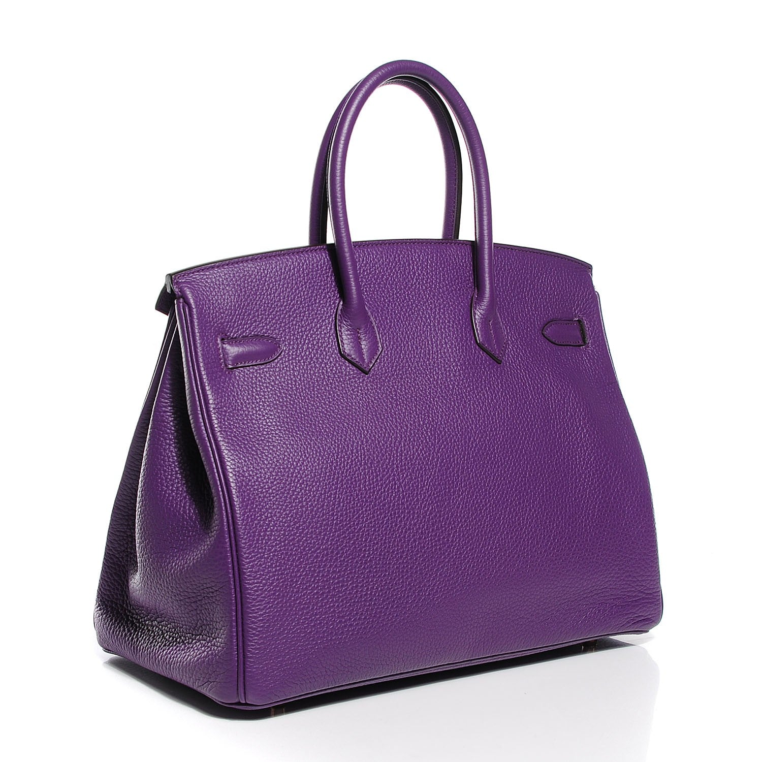 Hermes Taurillon Clemence Birkin 35 Ultraviolet 9 of 32
