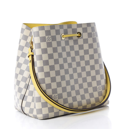 Louis Vuitton Damier Azur Neonoe MM Pineapple 3 of 11