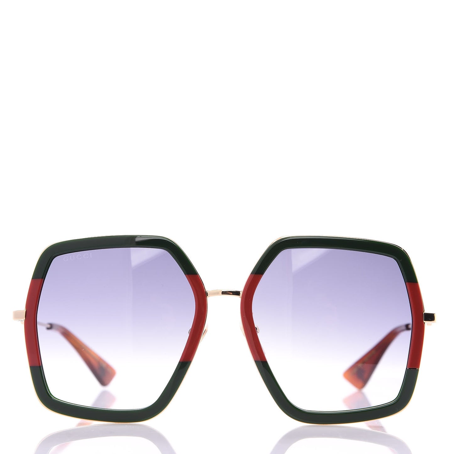 Square Frame Web GG0106S Sunglasses Tortoise