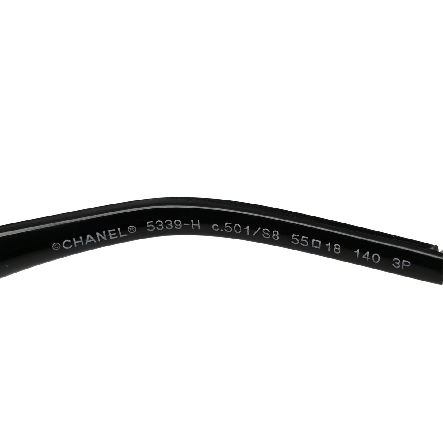 Acetate Butterfly Winter Pearl Sunglasses 5339-H Black