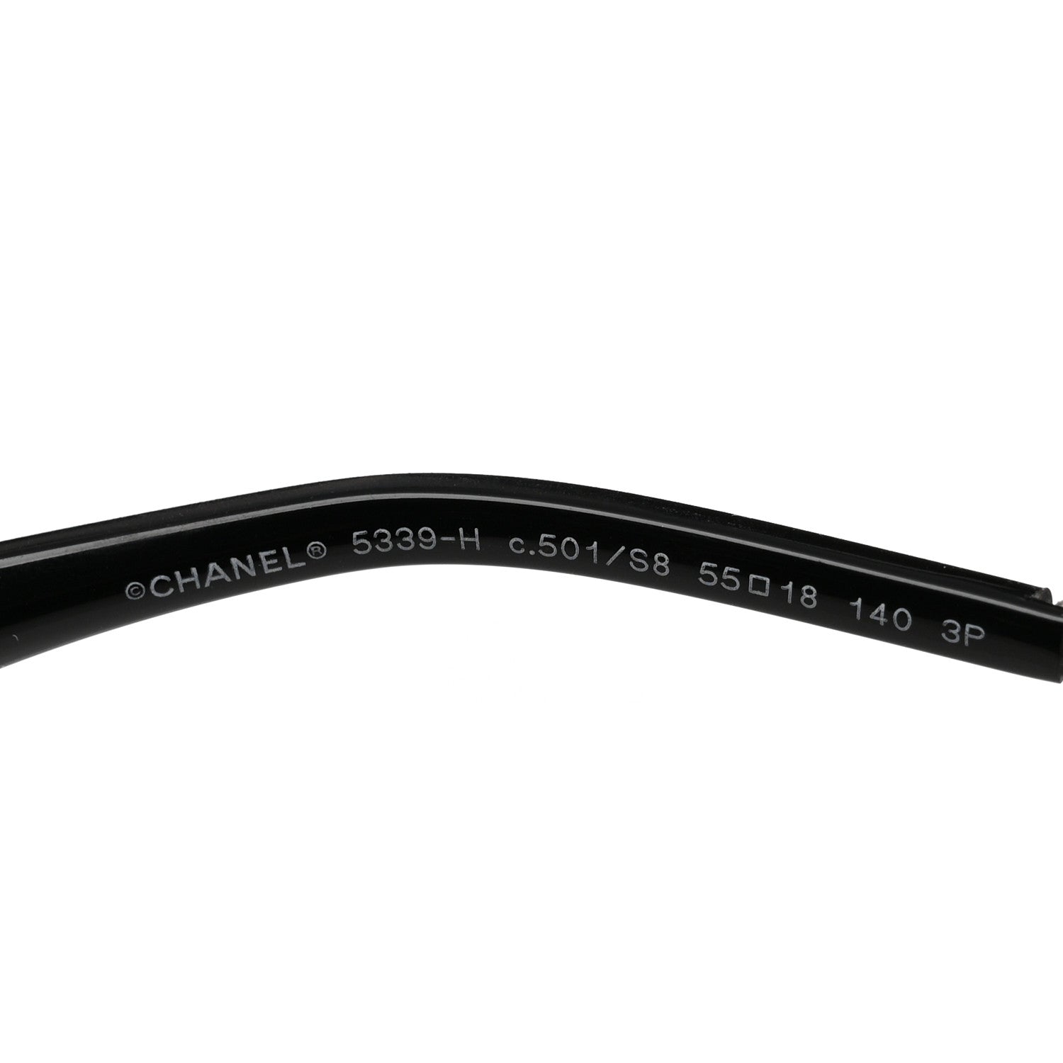 Chanel Acetate Butterfly Winter Pearl Sunglasses 5339-H Black 6 of 8