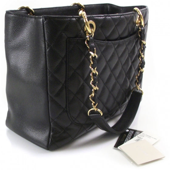 Chanel Caviar Grand Shopping Tote GST Black 3 of 11