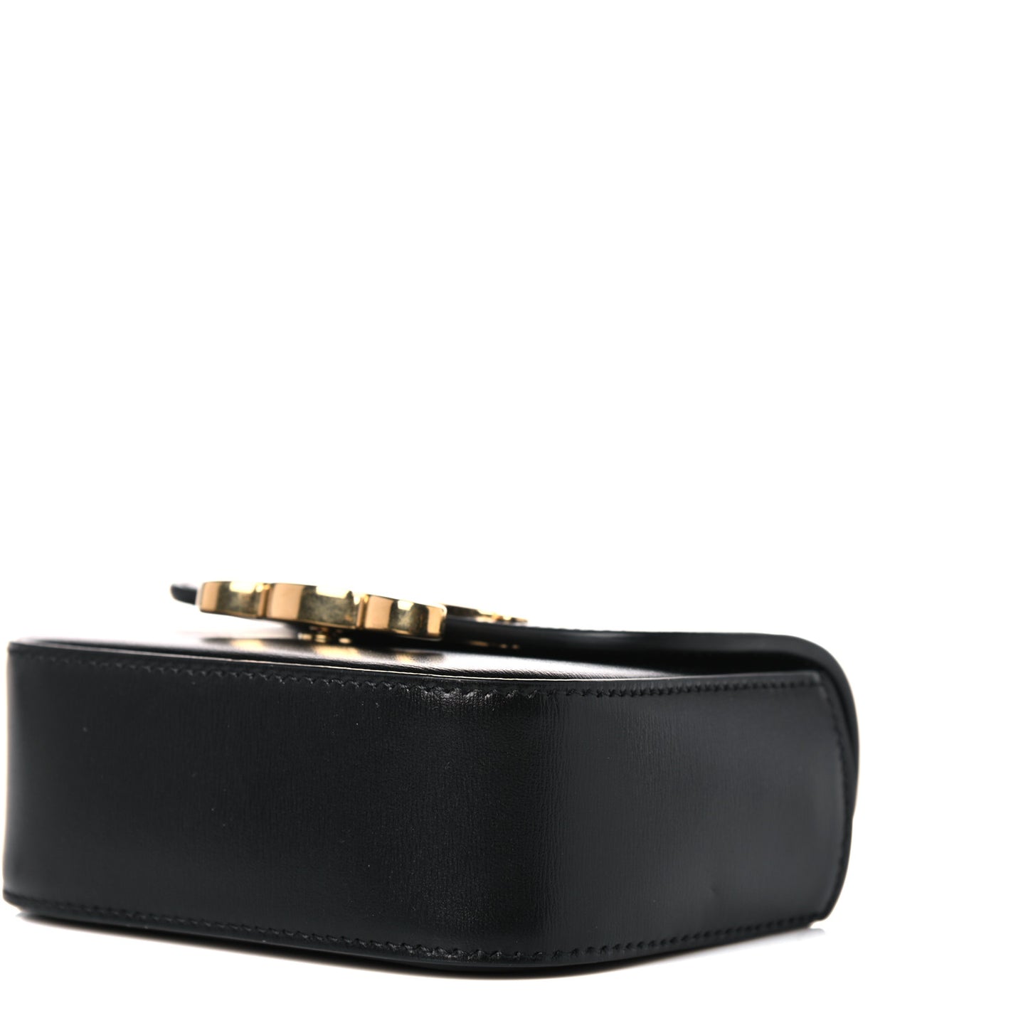 Shiny Calfskin Mini Triomphe Black