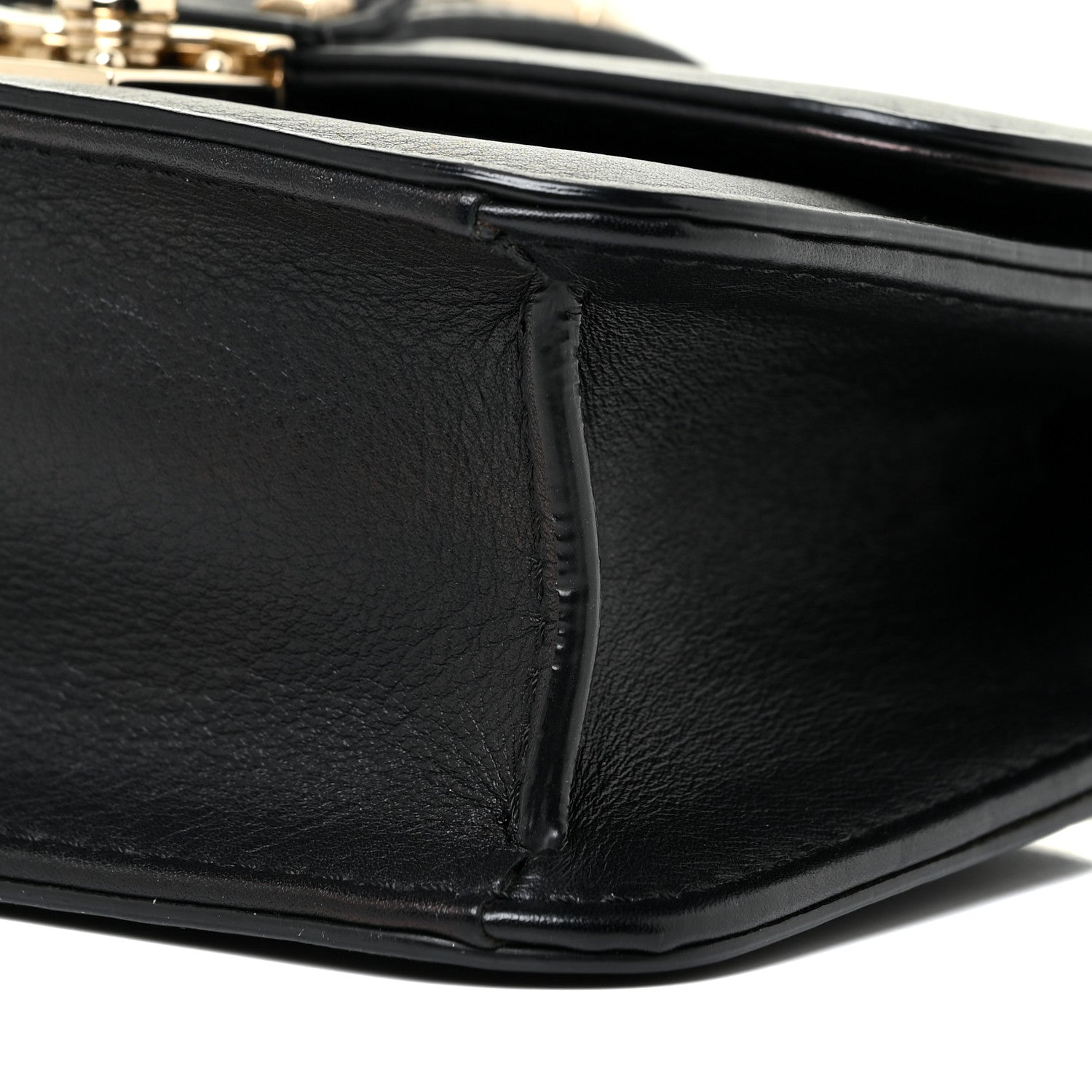 Valentino Garavani Vitello Mini Glam Lock Rockstud Flap Black 9 of 12