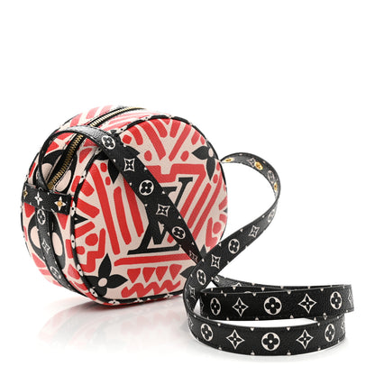 Louis Vuitton Monogram Giant Crafty Boite Chapeau Souple PM Creme Rouge Black 3 of 7