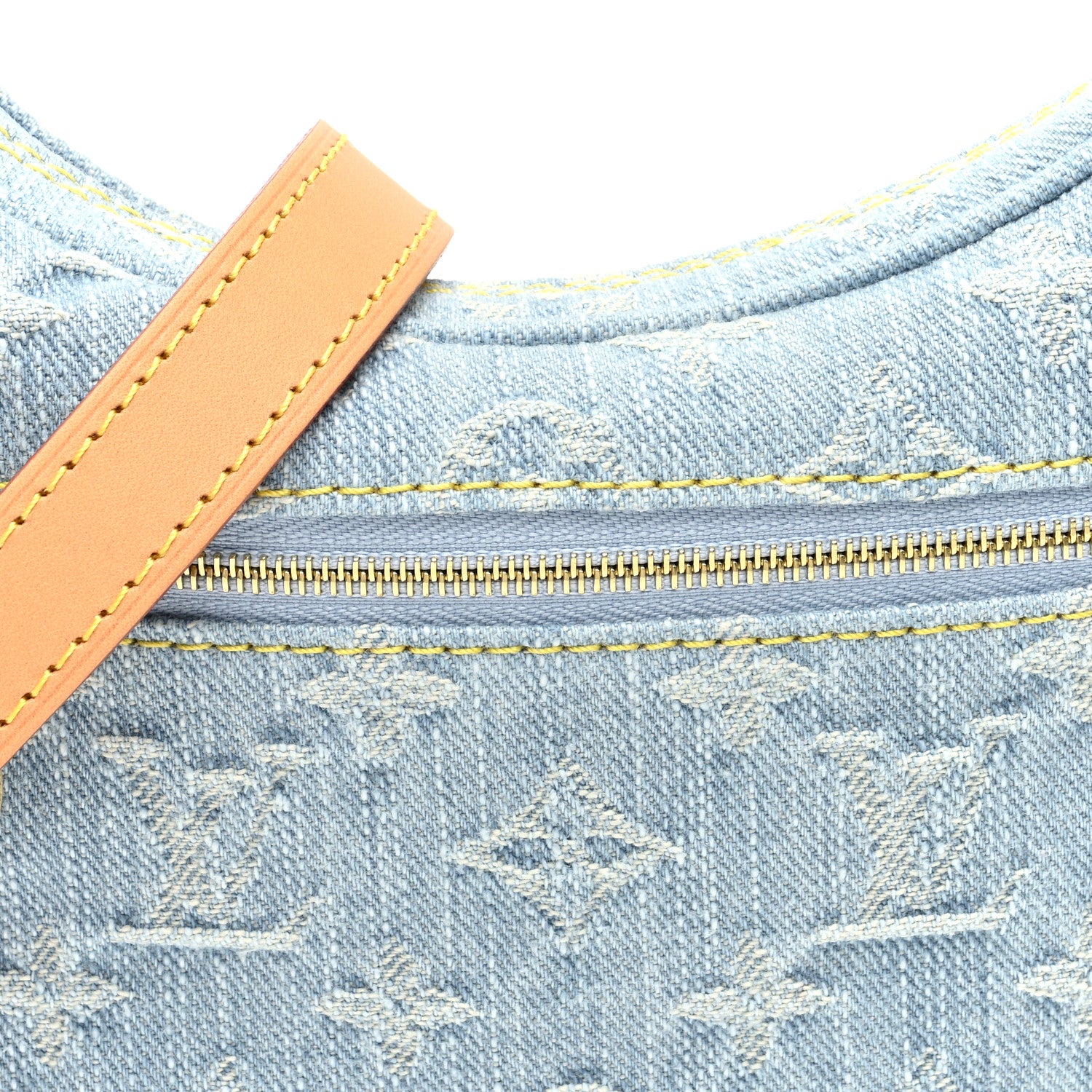 Louis Vuitton Monogram Denim Loop Sky Denim 7 of 9
