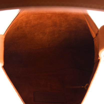 Saint Laurent Smooth Calfskin Canvas Le 5 A 7 Hobo Natural Beige Brick 5 of 10