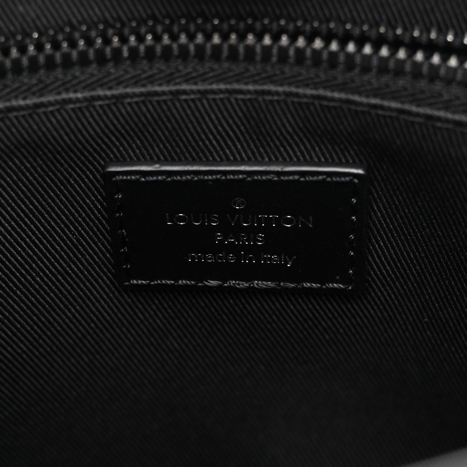 Louis Vuitton Epi Sac Plat Fold Bag Black 6 of 12