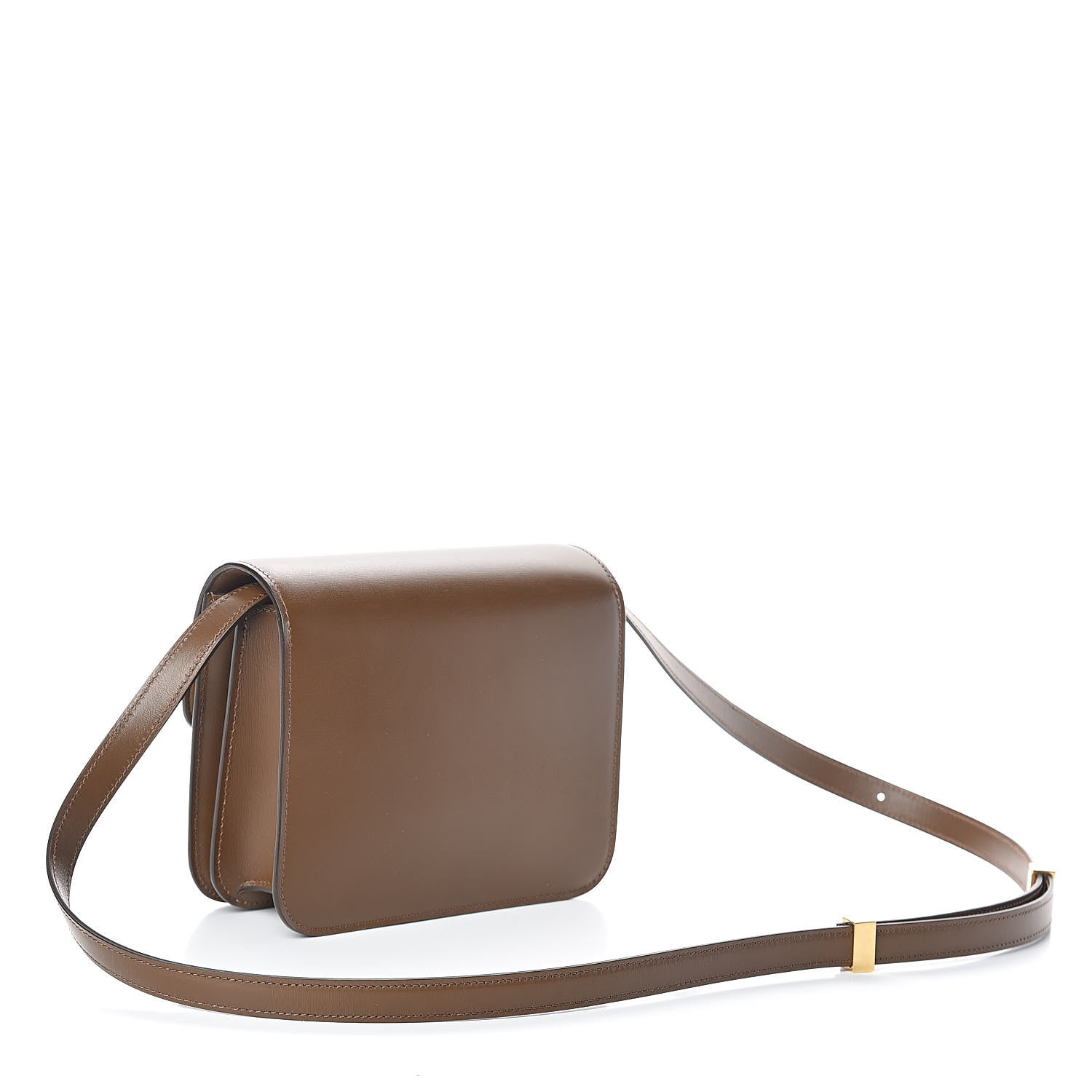Celine Box Calfskin Teen Classic Box Flap Bag Camel 3 of 8
