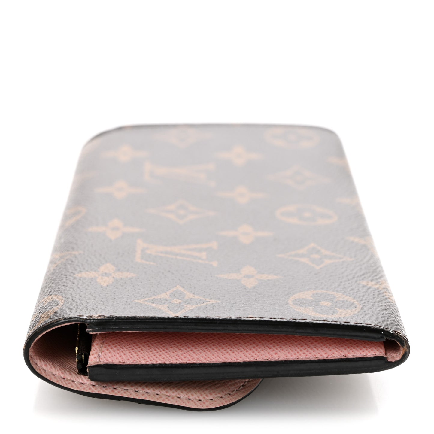 Monogram Emilie Wallet Rose Ballerine