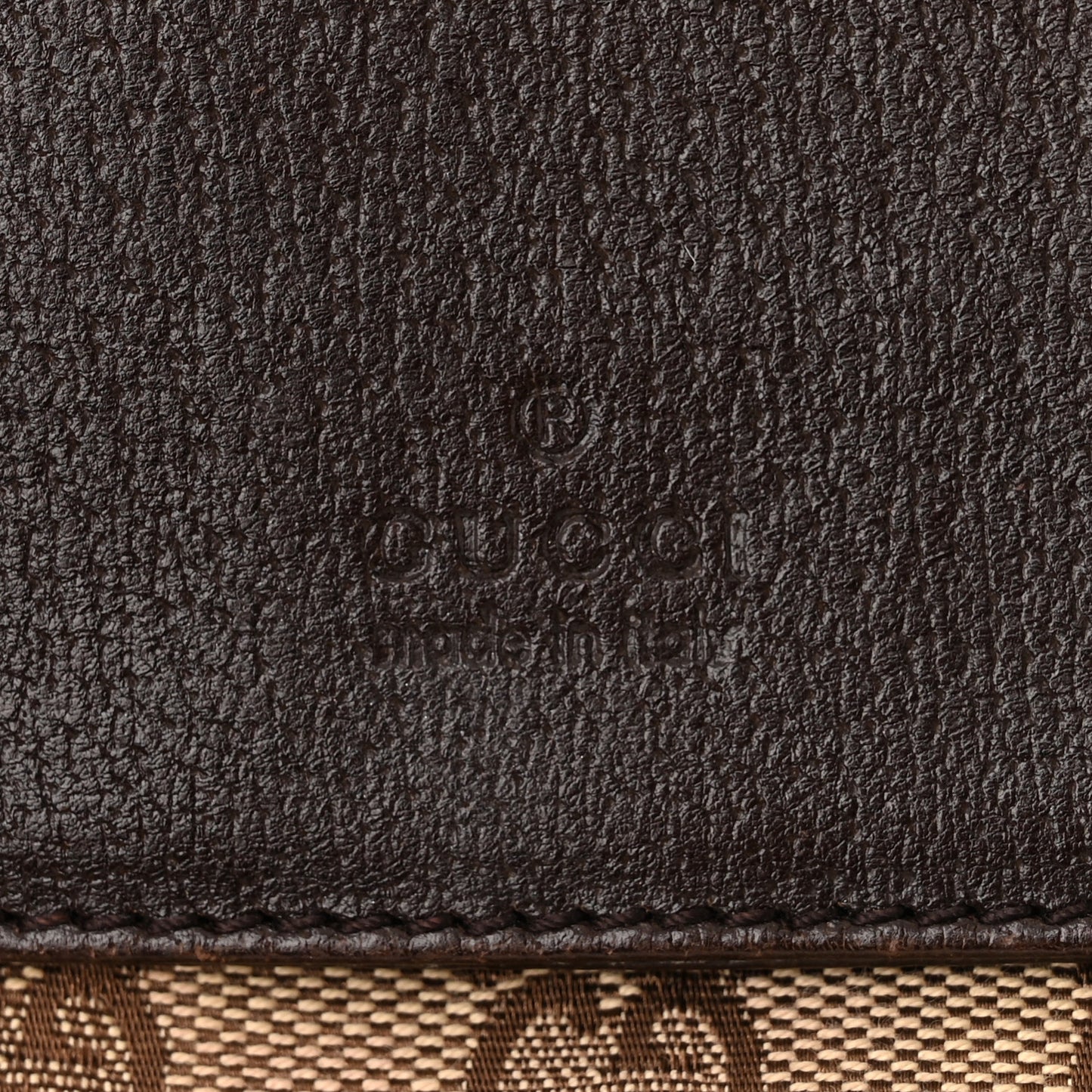 GG Monogram Web Double Pocket Belt Bag Dark Brown