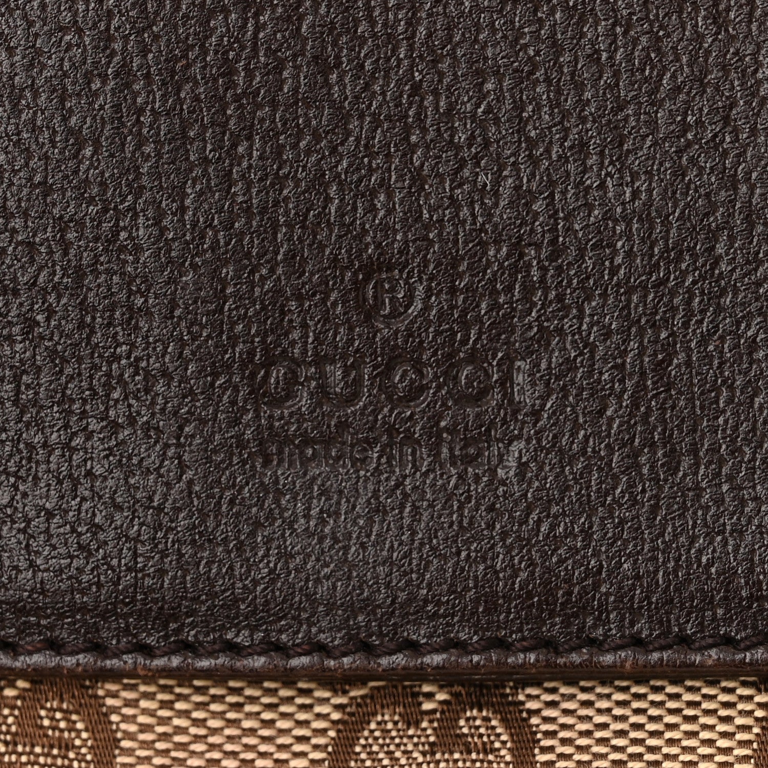 Gucci GG Monogram Web Double Pocket Belt Bag Dark Brown 6 of 10