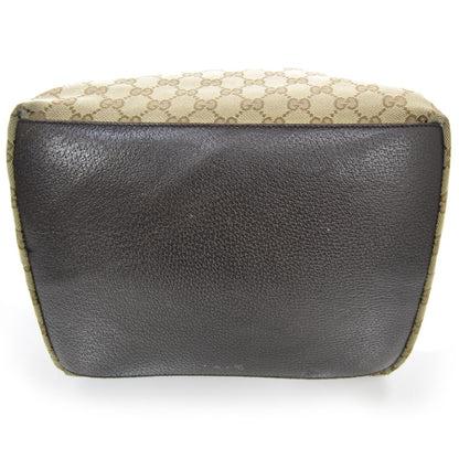 Gucci GG Monogram Large Web Handle Vertical Tote Dark Brown 4 of 10