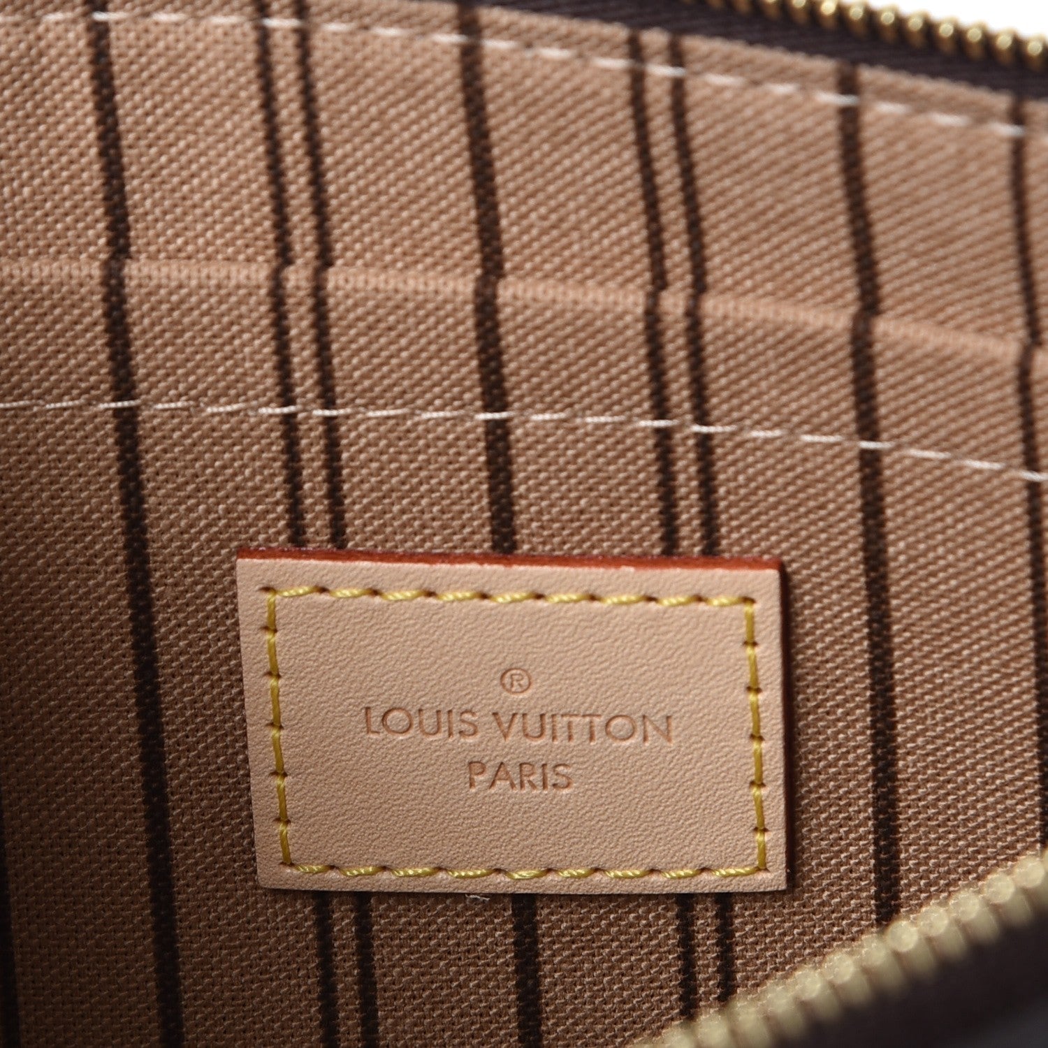 Louis Vuitton Monogram Neverfull MM GM Pochette 6 of 8