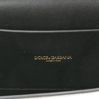 Dolce & Gabbana Metallic Nappa Small Devotion Top Handle Bag Silver 6 of 9