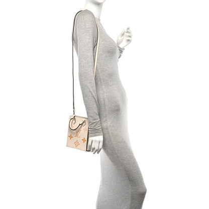 Louis Vuitton Empreinte Monogram Giant By The Pool Petit Sac Plat Cream Saffron 3 of 11