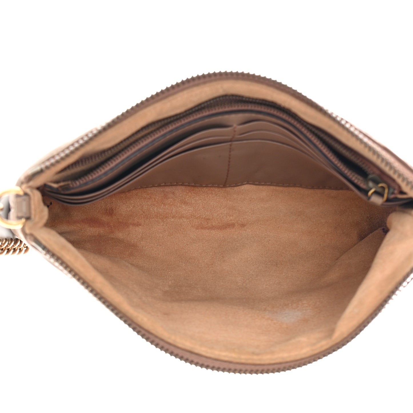 Calfskin Matelasse Mini GG Marmont Chain Bag Porcelain Rose