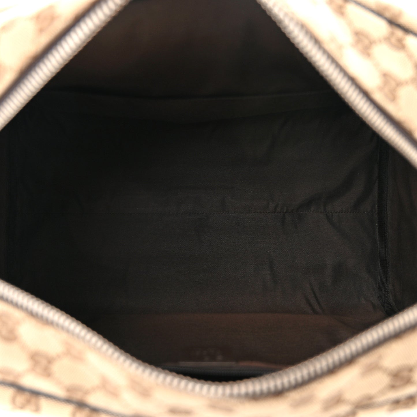 Monogram Dollar Calfskin Boston Duffle Bag Beige Ebony Testa di Moro Marrone Scuro