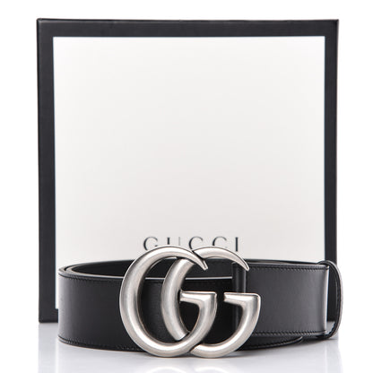 Gucci Moon Calfskin Nickel Double G 40mm Belt 90 36 Black 8 of 8