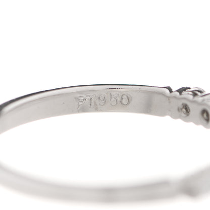 Tiffany Platinum Diamond .25ctw Embrace Half Circle Band Ring 50 5.5 5 of 6