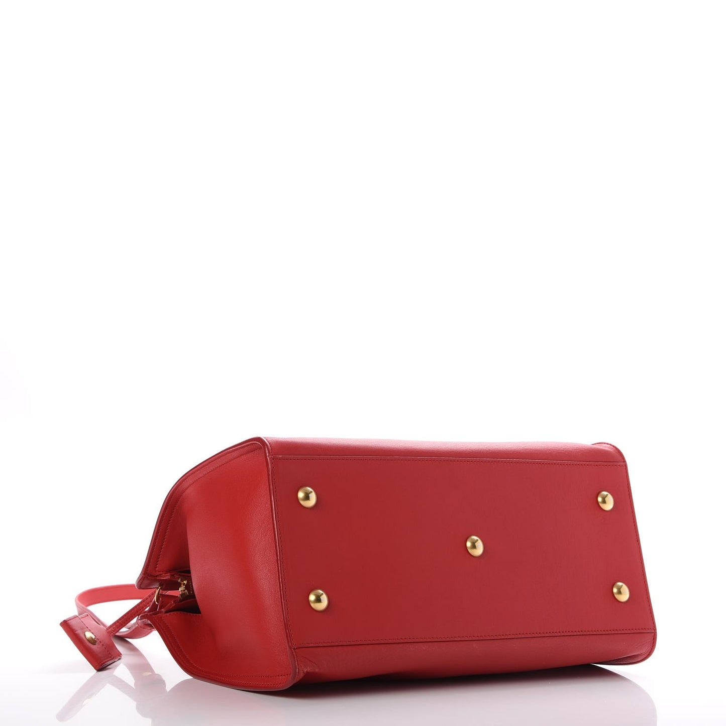 Calfskin Small Classic Y Cabas Red