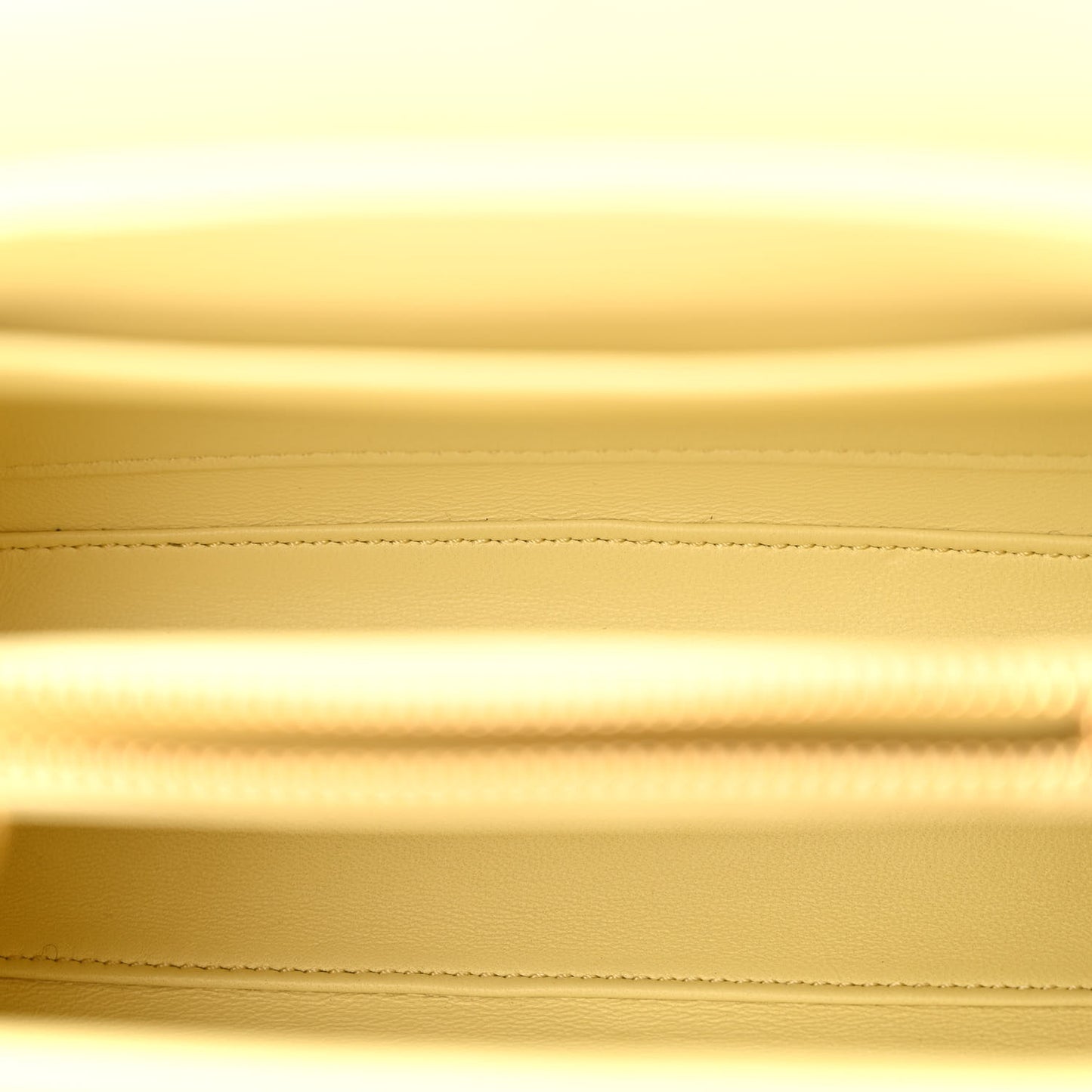 Satinated Calfskin Mini 16 Top Handle Bag Soft Yellow